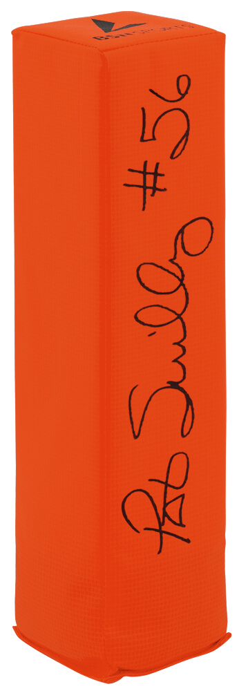 Picture of Schwartz Sports Memorabilia SWIPYL310 Pat Swilling Signed BSN Endzone Football Pylon&#44; Orange