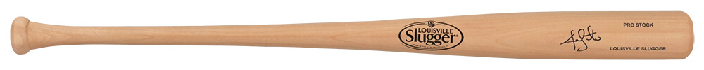 LESBAT100 Jon Lester Signed Louisville Slugger Blonde Pro Stock Baseball Bat
