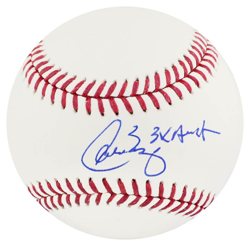 BAEBSB112 Carlos Baerga Signed Rawlings MLB Baseball with 3X All Star
