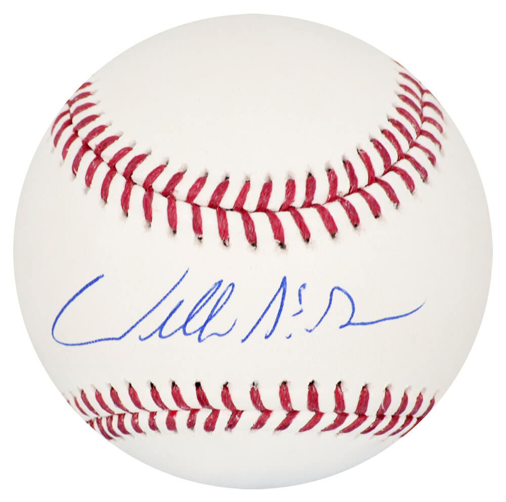 Picture of Schwartz Sports Memorabilia MCGBSB120 Willie McGee Signed Rawlings Official MLB Baseball