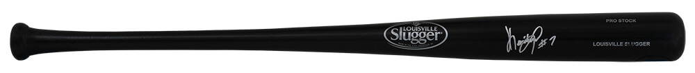 MITBAT101 Kevin Mitchell Signed Louisville Slugger Pro Stock Black Baseball Bat