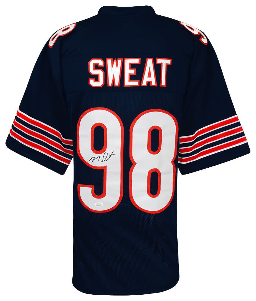 SWEJRY300 Montez Sweat Signed Custom Football Jersey - JSA, Navy