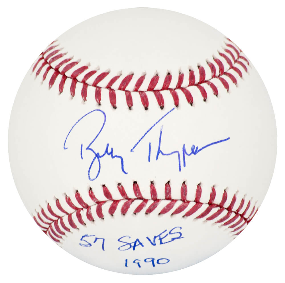 Picture of Schwartz Sports Memorabilia THIBSB100 Bobby Thigpen Signed Rawlings Official MLB Baseball with 57 Saves 1990