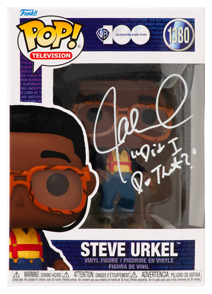 WHIFUN504 Jaleel White Signed Steve Urkel Family Matters Funko Pop Doll No. 1380 with Did I Do That