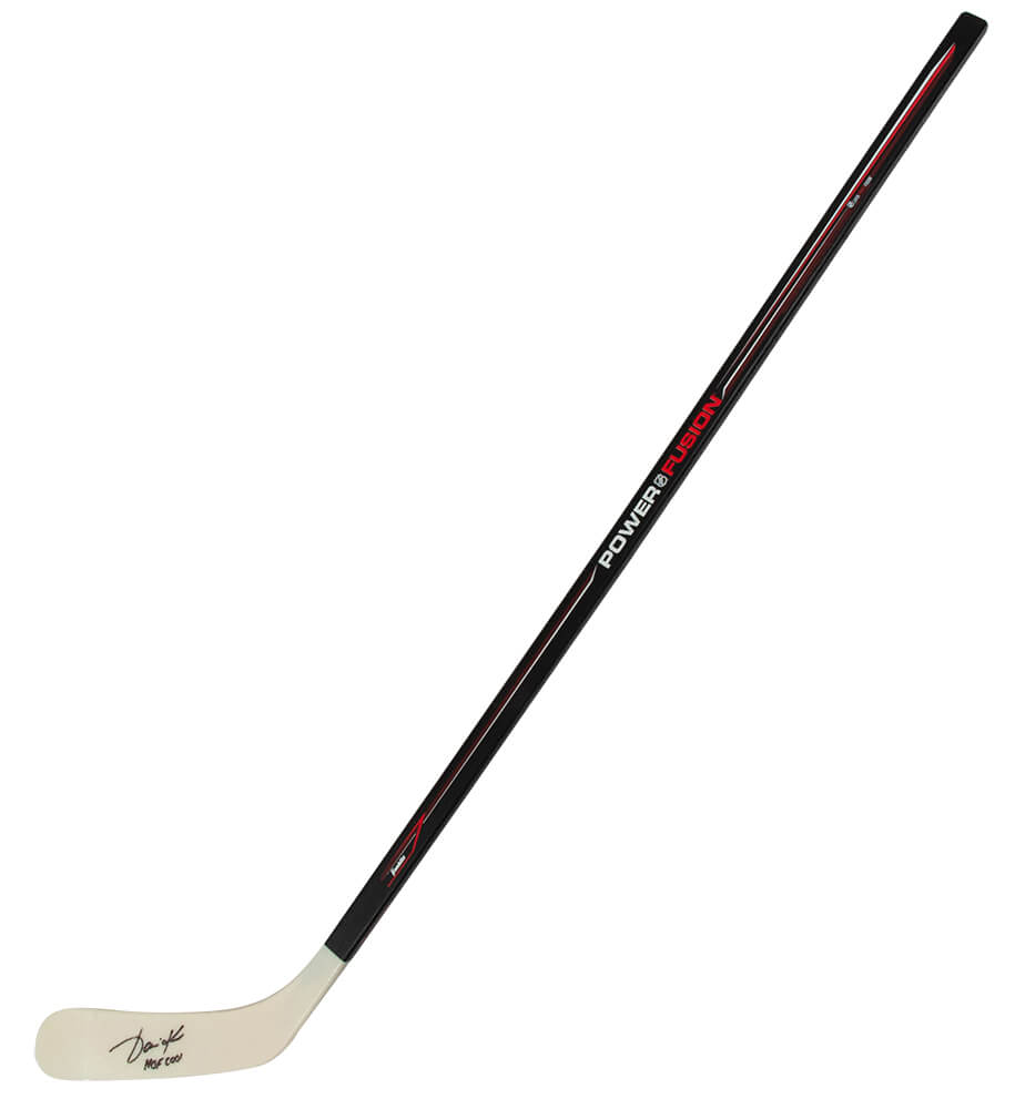 Picture of Schwartz Sports Memorabilia KURSTK400 48 in. Jari Kurri Signed Franklin Power Fusion Hockey Stick with HOF 01 - Full Size