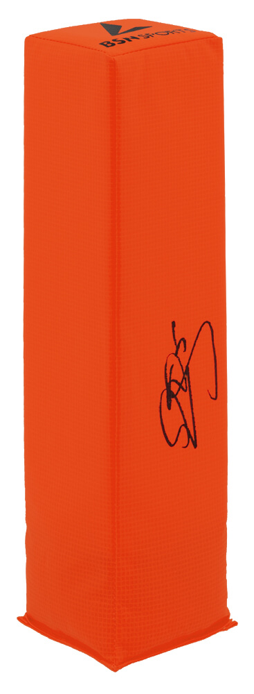 Picture of Schwartz Sports Memorabilia MCNPYL300 Donovan McNabb Signed BSN Endzone Football Pylon&#44; Orange