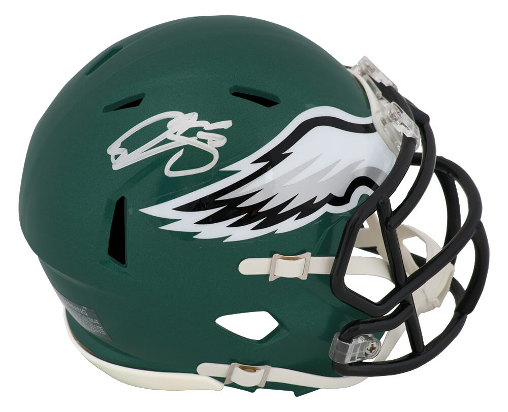 MCNMIN304 Donovan McNabb Signed Philadelphia Eagles Riddell Speed Mini Helmet