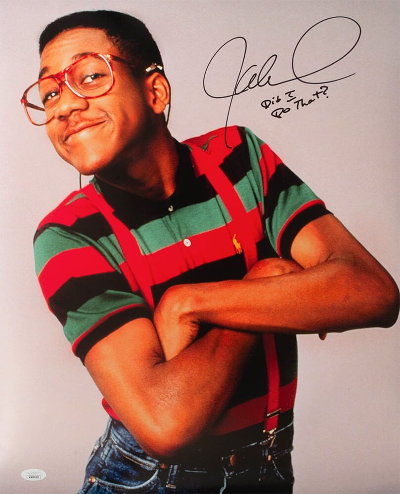 Picture of Schwartz Sports Memorabilia WHI16P510 16 x 20 in. Jaleel White Signed Steve Urkel Family Matters Photo with Did I Do That