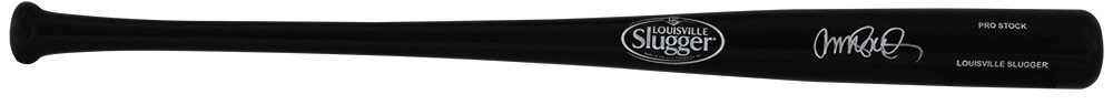SANBAT120 Ryne Sandberg Signed Louisville Slugger Pro Stock Black Baseball Bat
