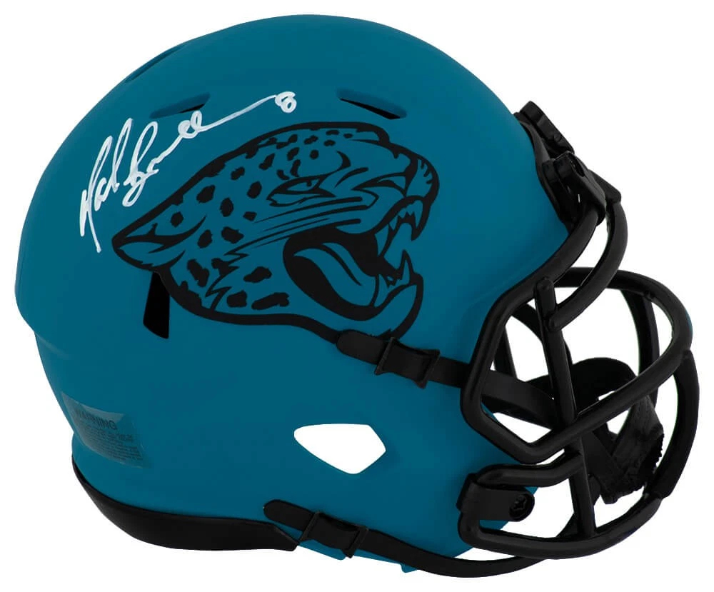 BRUMIN314 Mark Brunell Signed Jacksonville Jaguars Rave Riddell Speed Mini Helmet