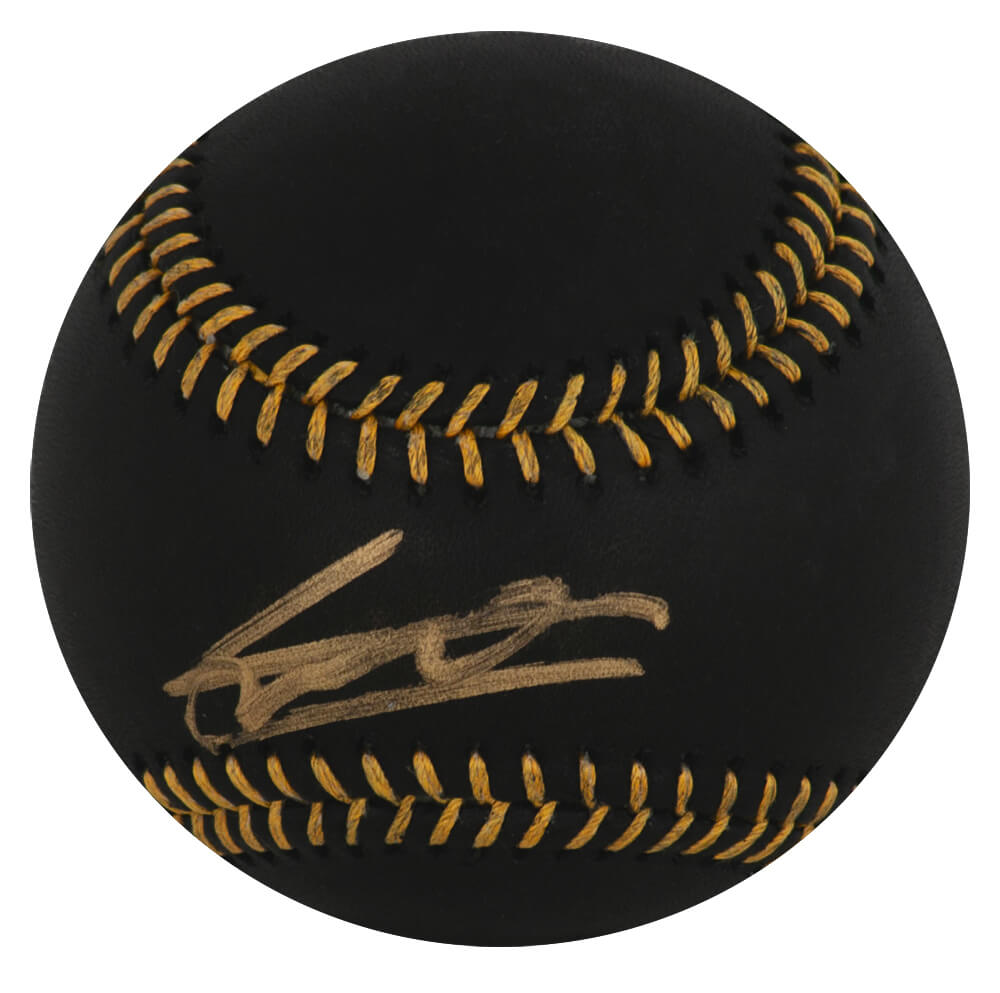 GUEBSB114 Vladimir Guerrero Jr Signed Rawlings Black MLB Baseball - JSA