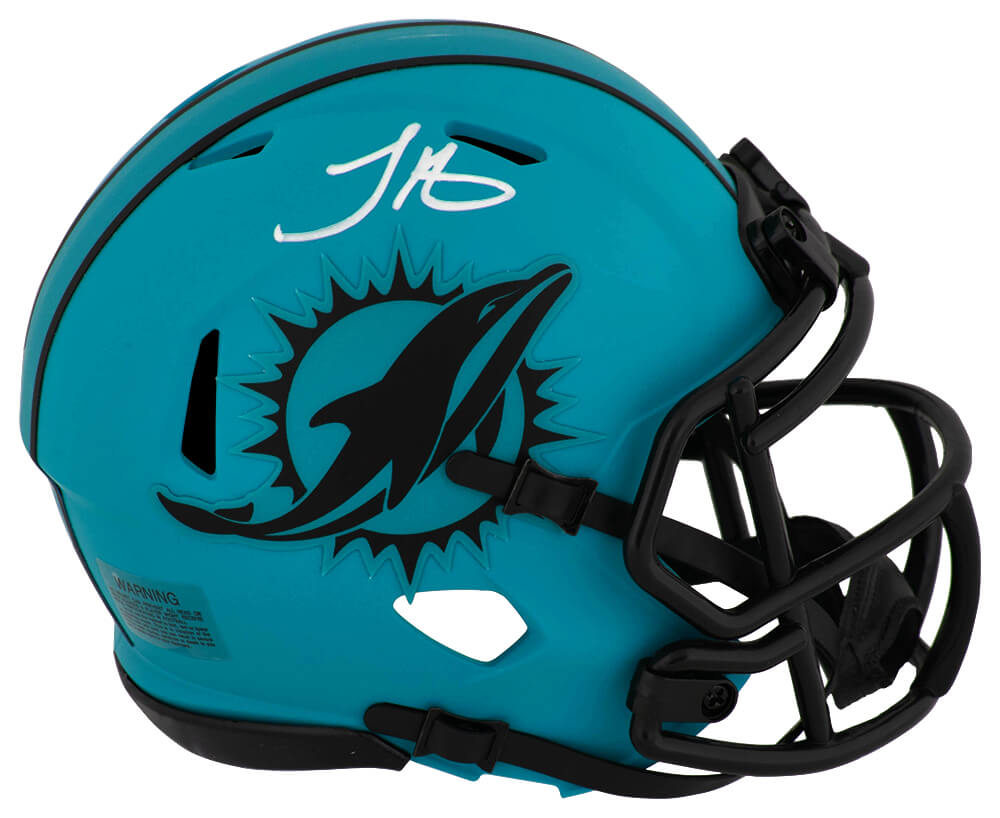 HILMIN340 Tyreek Hill Signed Miami Dolphins Rave Riddell Speed Mini Helmet