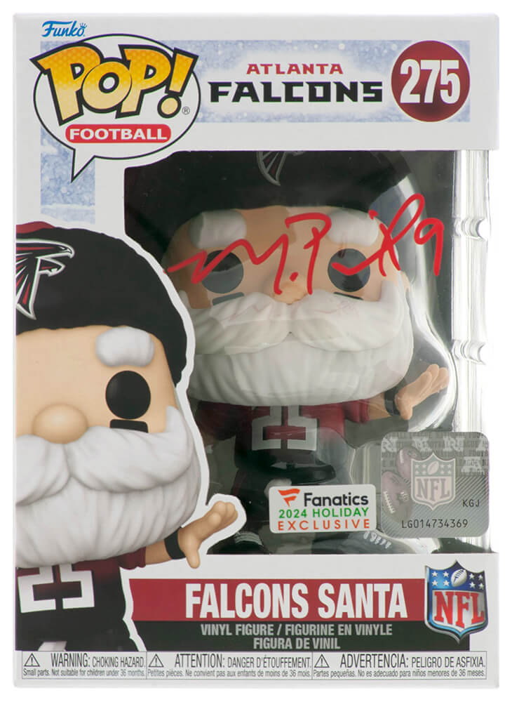 PENFUN300 Michael Penix Jr. Signed Atlanta Falcons 2024 Santa Funko Pop Doll 275
