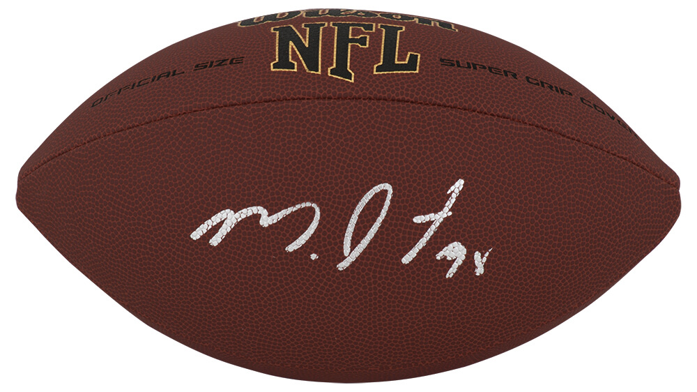 SWEFTB300 Montez Sweat Signed Wilson Super Grip NFL Football - Full Size
