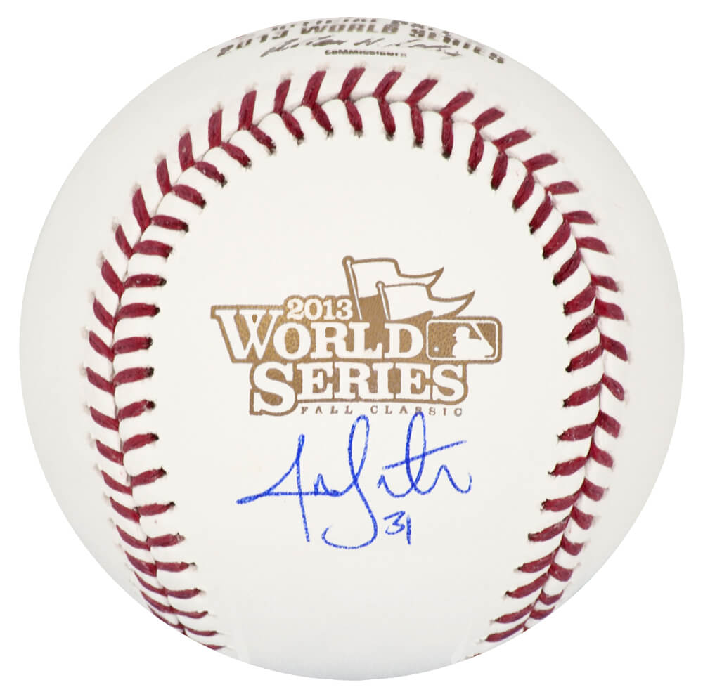 LESBSB105 Jon Lester Signed Rawlings 2013 World Series Boston Red Sox MLB Baseball