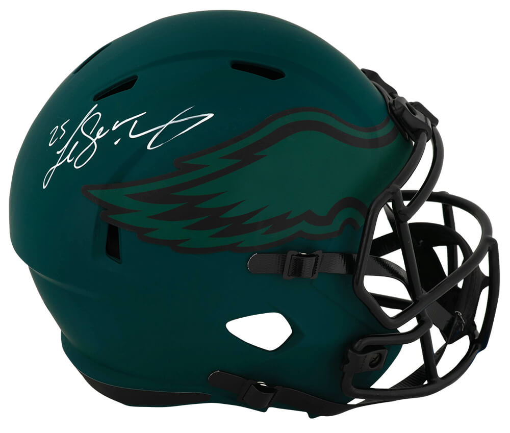 MCCREP314 LeSean McCoy Signed Philadelphia Eagles Rave Riddell Speed Replica Helmet - Full Size