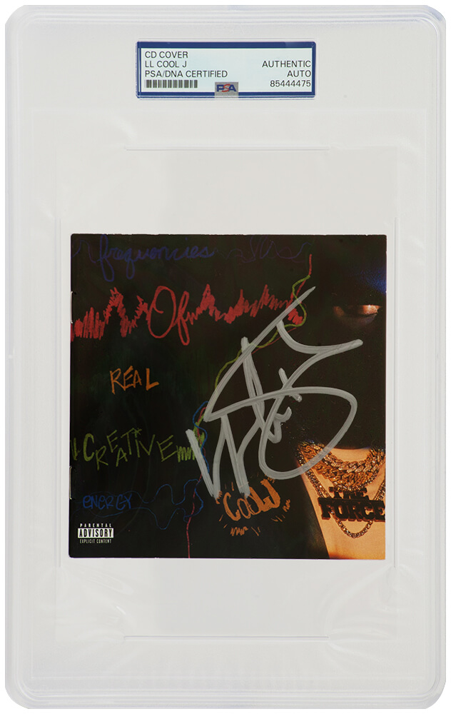 COOCUT500 5 x 5 in. LL Cool J Signed the Force CD Booklet Insert - PSA & DNA Encapsulated