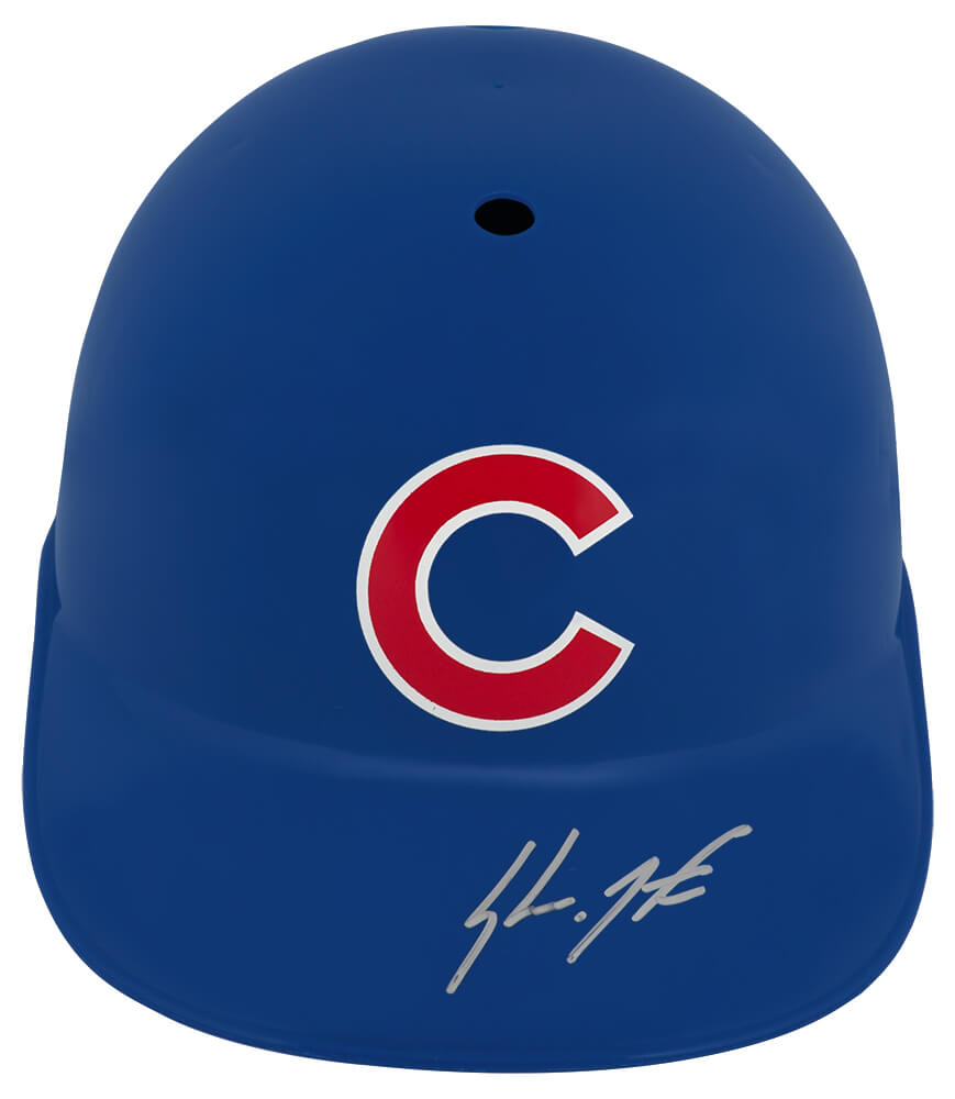 DUNBTH100 Shawon Dunston Signed Chicago Cubs Souvenir Replica Batting Helmet