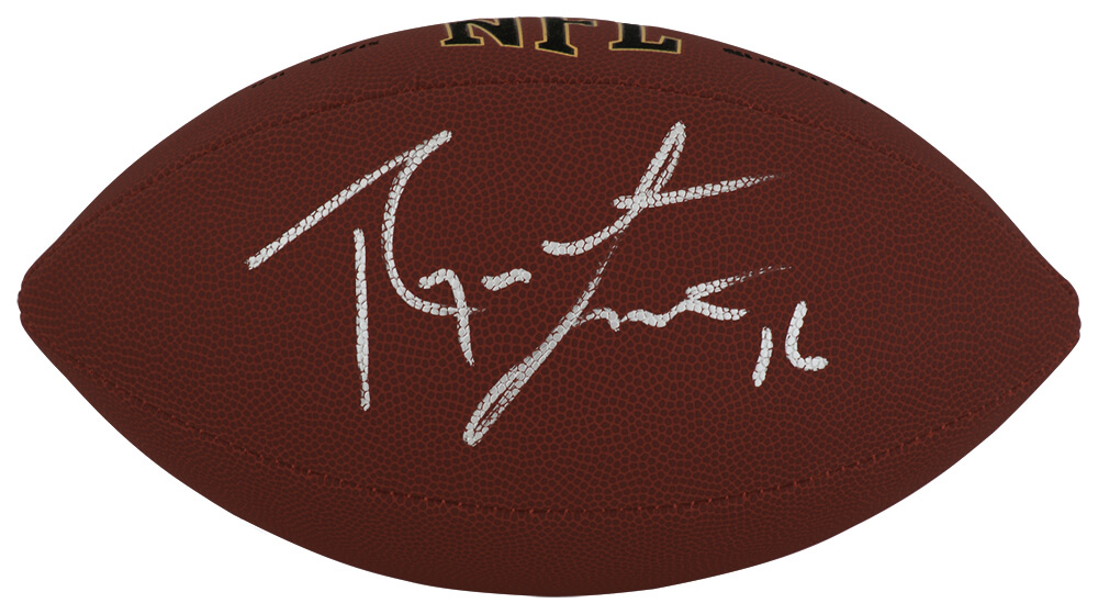 LEAFTB300 Ryan Leaf Signed Wilson Super Grip Full Size NFL Football