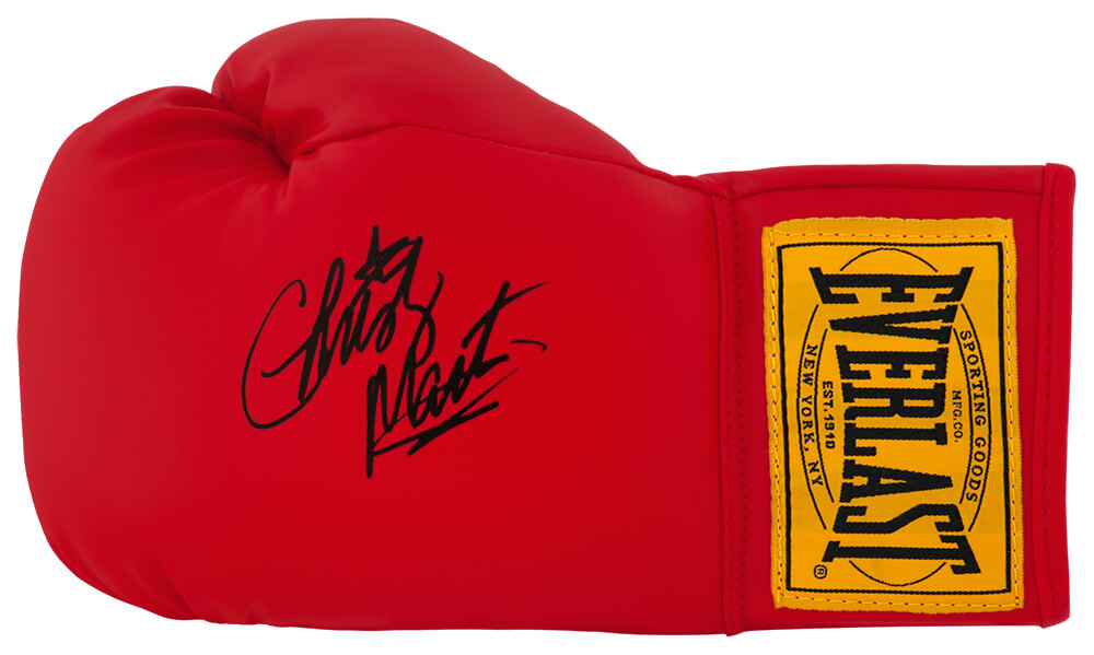 MARGLV501 Christy Martin Signed Everlast Red Boxing Glove