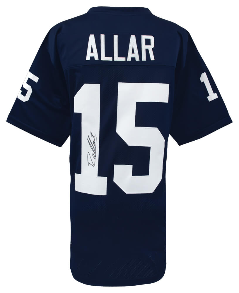 ALLJRY330 Drew Allar Signed Navy Custom College Football Jersey