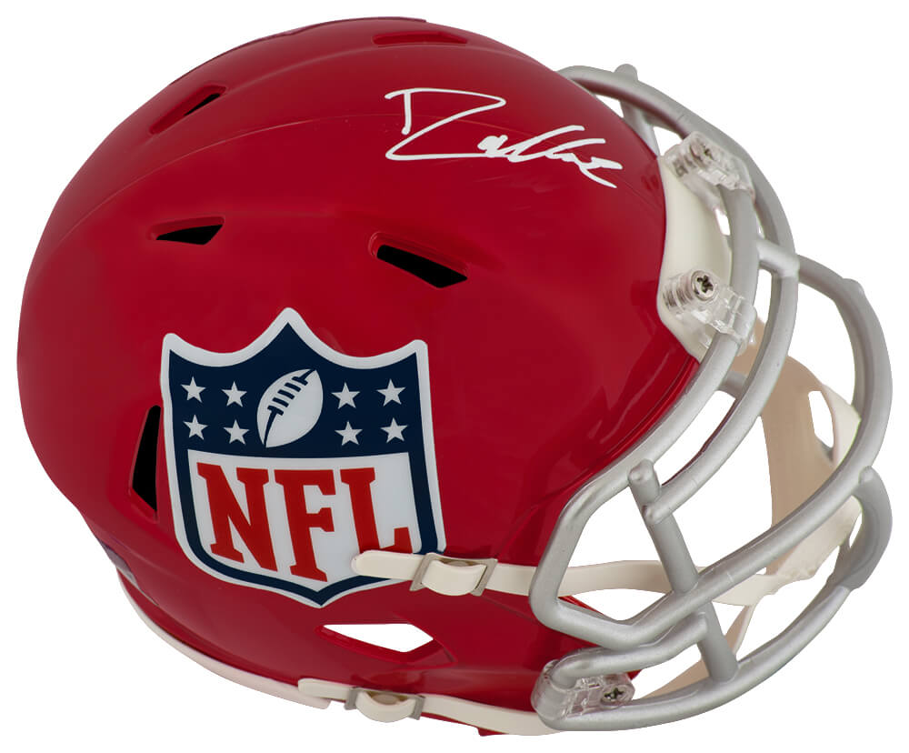 ALLMIN332 Drew Allar Signed NFL Shield Flash Riddell Speed Mini Helmet
