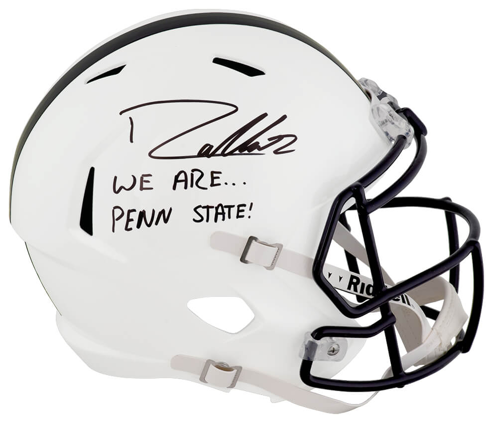 ALLREP311 Drew Allar Signed Pennsylvania State University Riddell Full Size Speed Replica Helmet with We Are Penn State