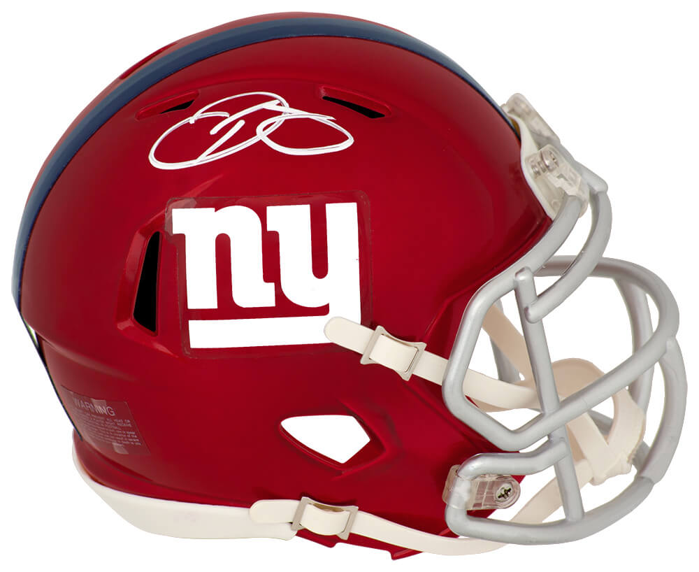 BECMIN300 Odell Beckham Jr Signed   York Giants Flash Riddell Mini Speed Helmet