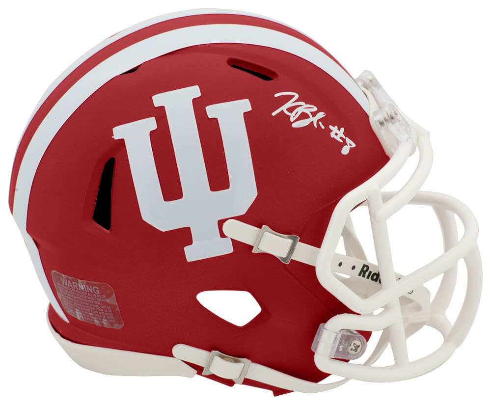 BLAMIN320 Kaelon Black Signed Indiana Hoosiers Riddell Speed Mini Helmet