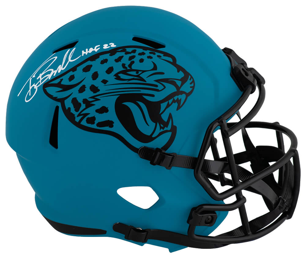 BOSREP340 Tony Boselli Signed Jacksonville Jaguars Rave Riddell Full Size Speed Replica Helmet with HOF-22