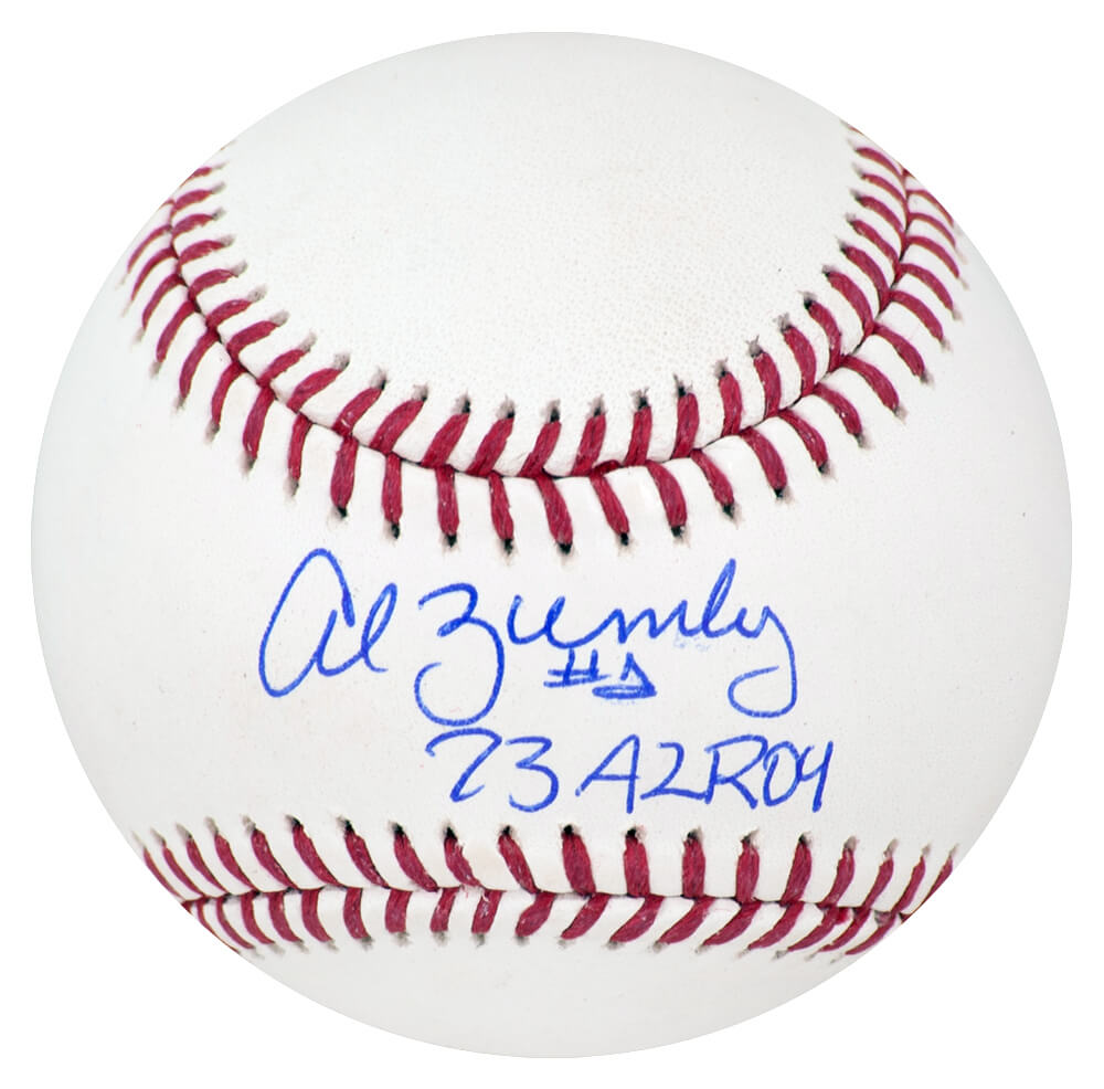 BUMBSB101 Al Bumbry Signed Rawlings MLB Baseball with 1973 AL ROY