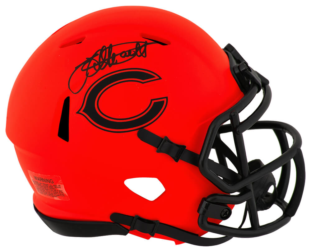 GAUMIN309 Willie Gault Signed Chicago Bears Rave Riddell Speed Mini Helmet