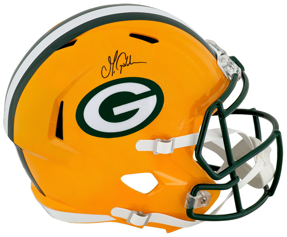 GOLREP310 Matthew Golden Signed Green Bay Packers Riddell Full Size Speed Replica Helmet