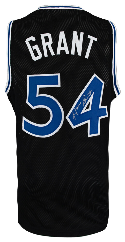 GRAJRY203 Horace Grant Signed Black Custom Basketball Jersey