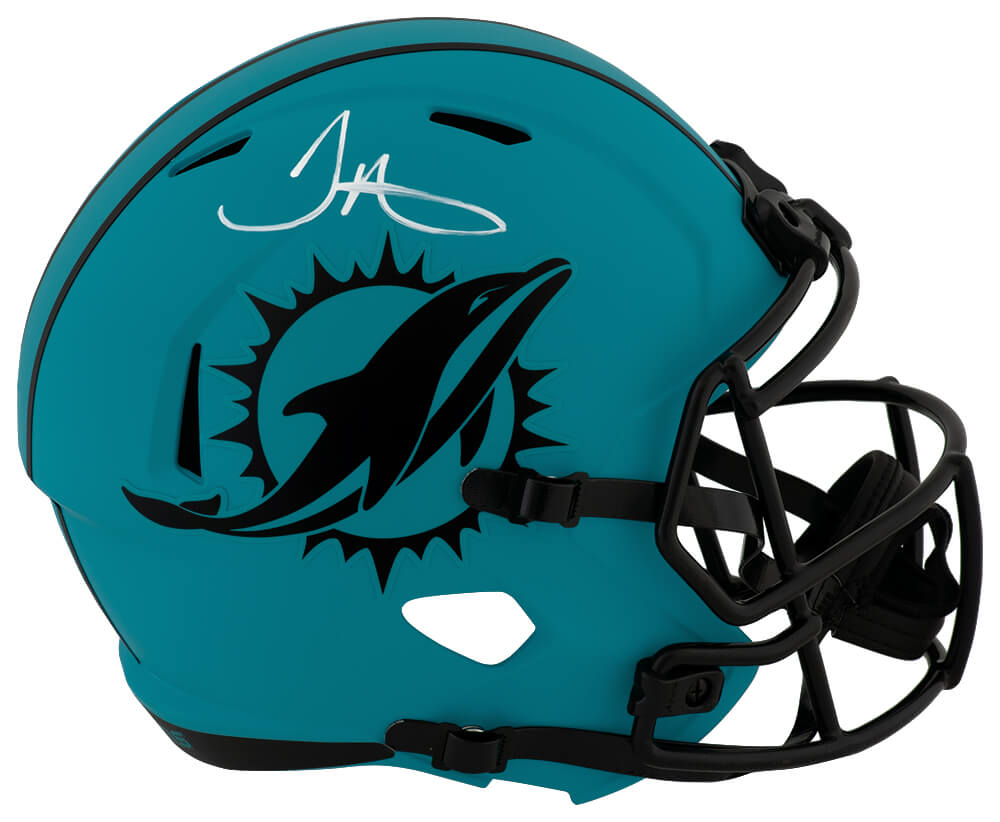 HILREP326 Tyreek Hill Signed Miami Dolphins Rave Riddell Full Size Speed Replica Helmet