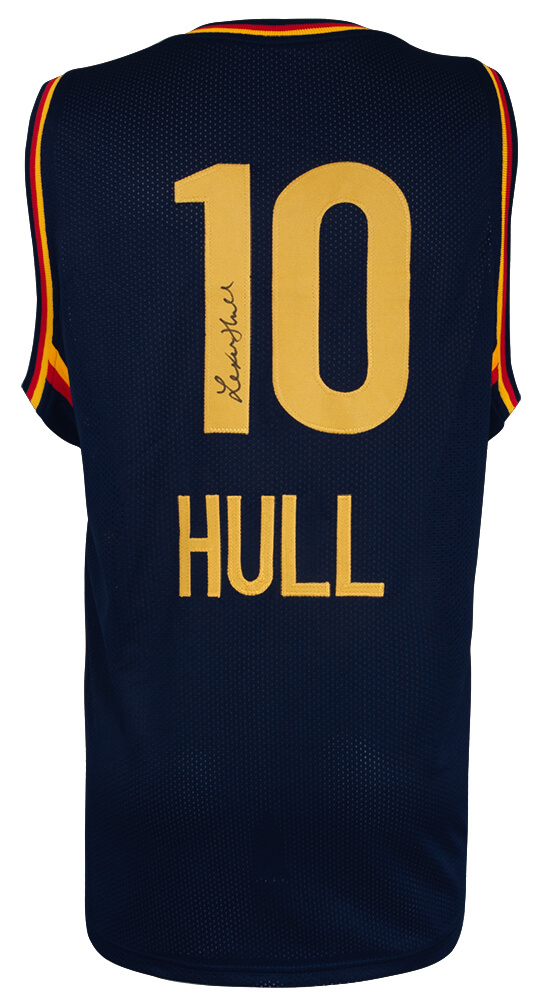 HULJRY200 Lexie Hull Signed Navy Blue Custom Basketball Jersey