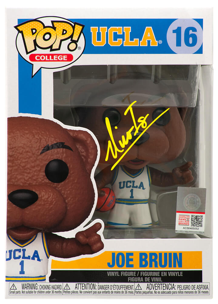 IAMFUN300 Nico Iamaleava Signed UCLA Joe Bruin NCAA Mascot Funko Pop Doll - No.16