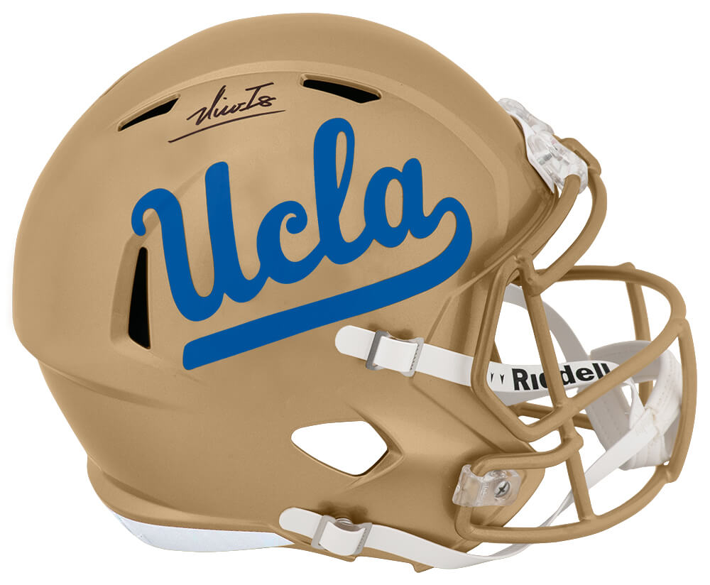 IAMREP300 Nico Iamaleava Signed UCLA Bruins Riddell Full Size Speed Replica Helmet