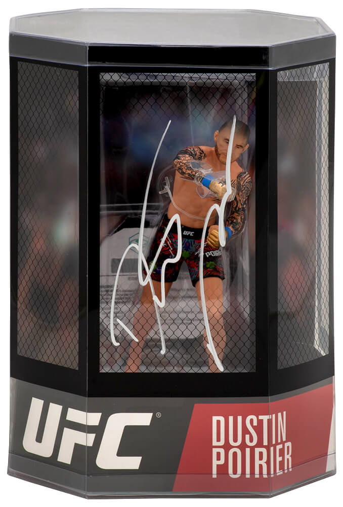 POIOTH500 Dustin Poirier Signed McFarlane UFC MMA Action Figure