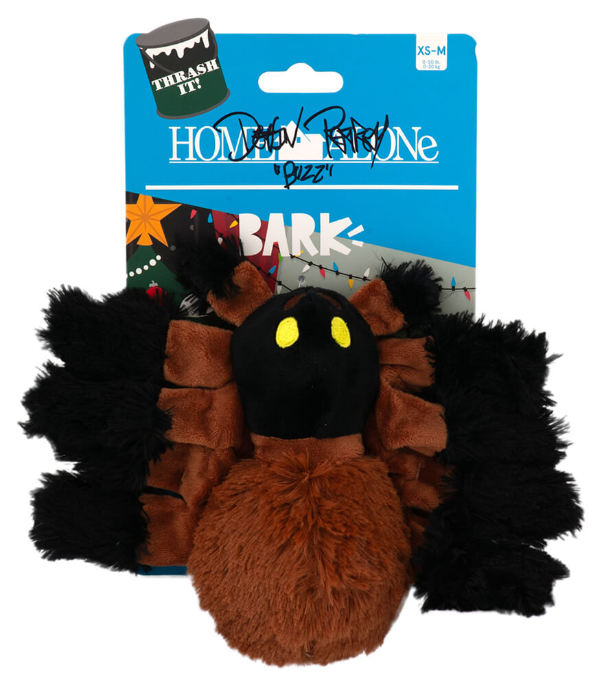 RATOTH501 Devin Ratray Signed Home Alone Buzzs Tarantula Spider Plush Dog Toy with Buzz