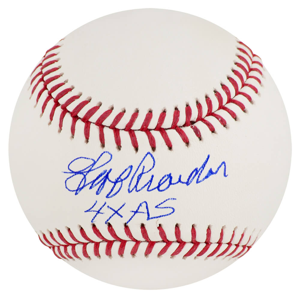 REABSB101 Jeff Reardon Signed Rawlings Official MLB Baseball with 4x All Star
