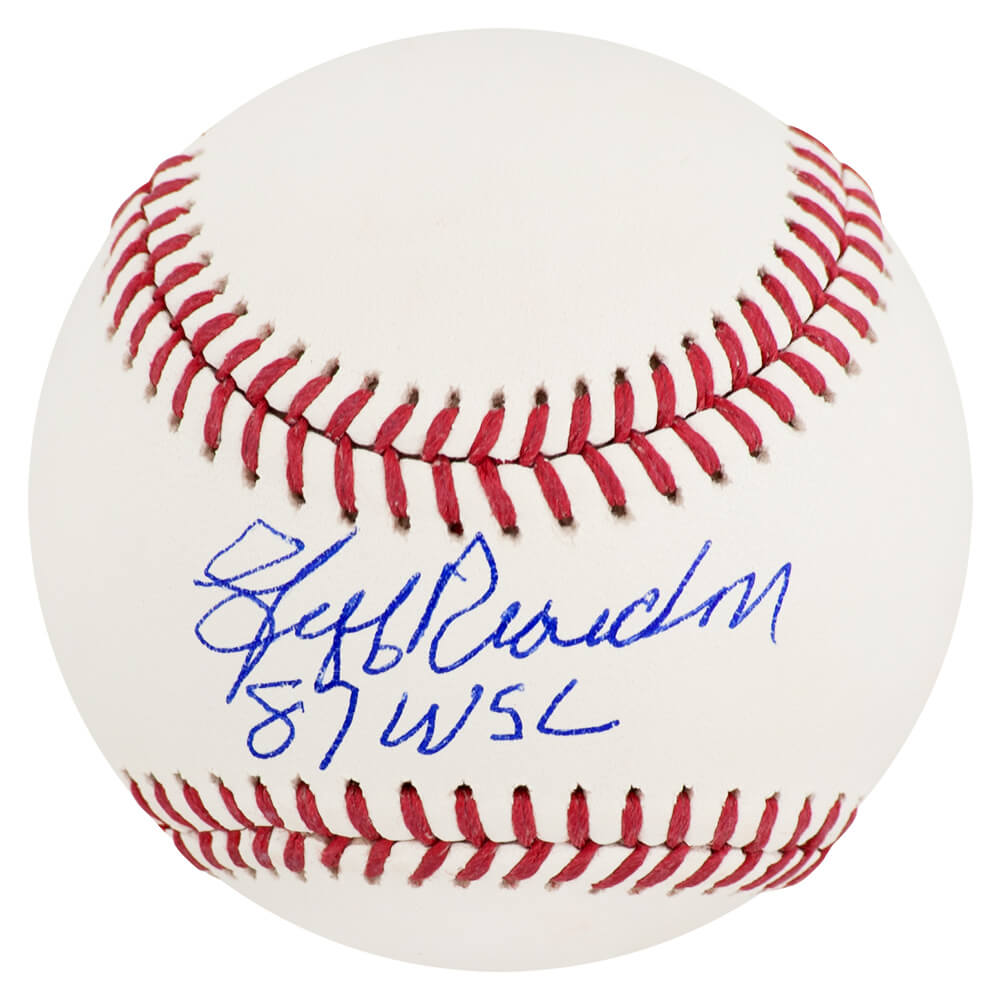 REABSB102 Jeff Reardon Signed Rawlings Official MLB Baseball with 87 WSC