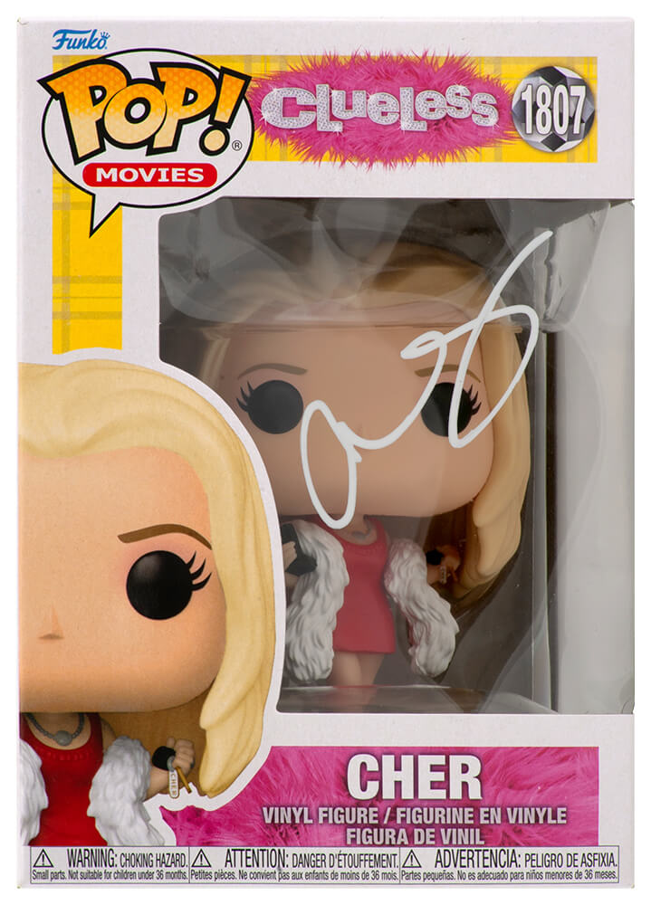 SILFUN502 Alicia Silverstone Signed Clueless Cher Funko Pop Doll - No.1807