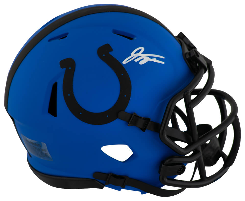 TAYMIN352 Jonathan Taylor Signed Indianapolis Colts Rave Riddell Speed Mini Helmet