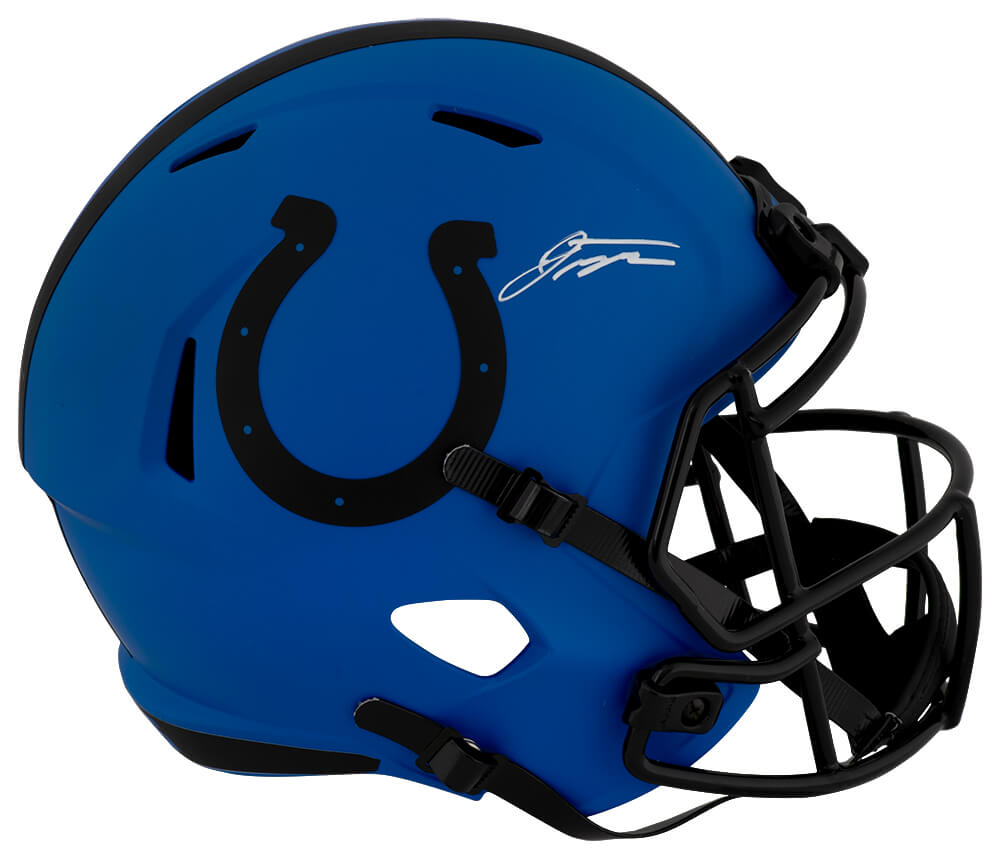 TAYREP353 Jonathan Taylor Signed Indianapolis Colts Rave Riddell Full Size Speed Replica Helmet