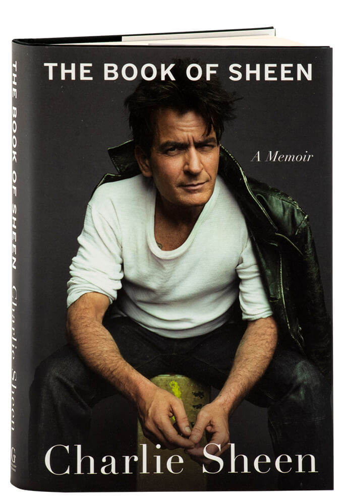 UBKSHE600 Charlie Sheen - the Book of Sheen A Memoir Hardcover Book