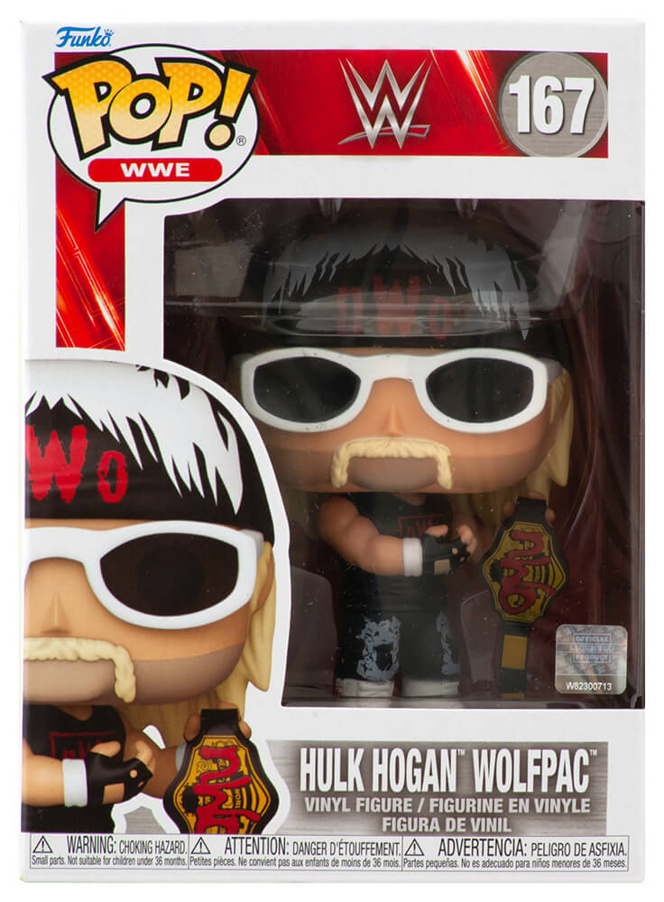 UFUHOG602 Hulk Hogan WWE Wolfpack NWO Funko Pop Doll - No.167 - Lot of 6