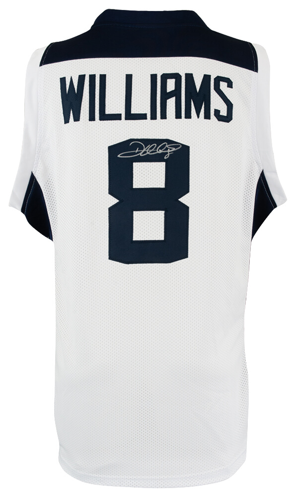 WILJRY241 Deron Williams Signed USA White Custom Basketball Jersey