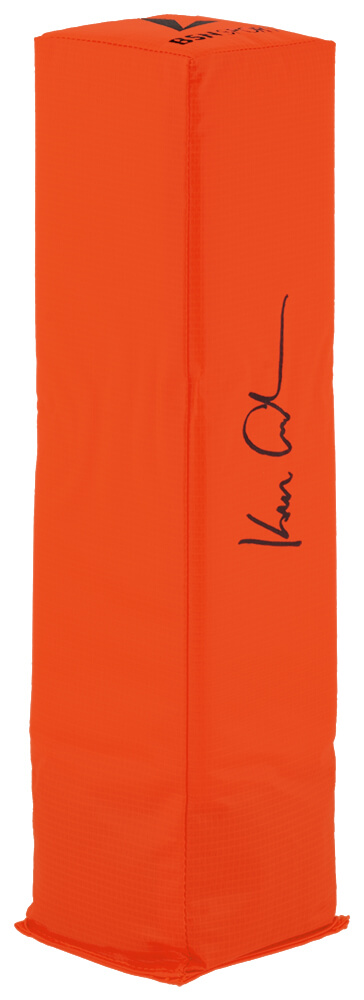 ANDPYL302 Ken Anderson Signed BSN Orange Endzone Pylon