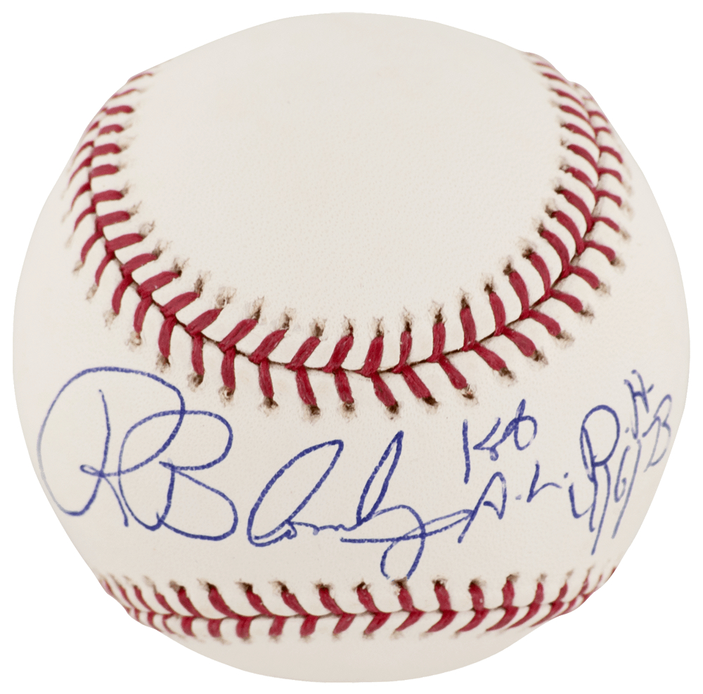 BLOBSB101 Ron Blomberg Signed Rawlings Selig MLB Baseball with 1st DH
